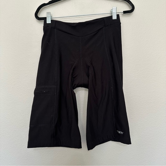 Terry Women's Black Bike Shorts - Picture 1 of 3